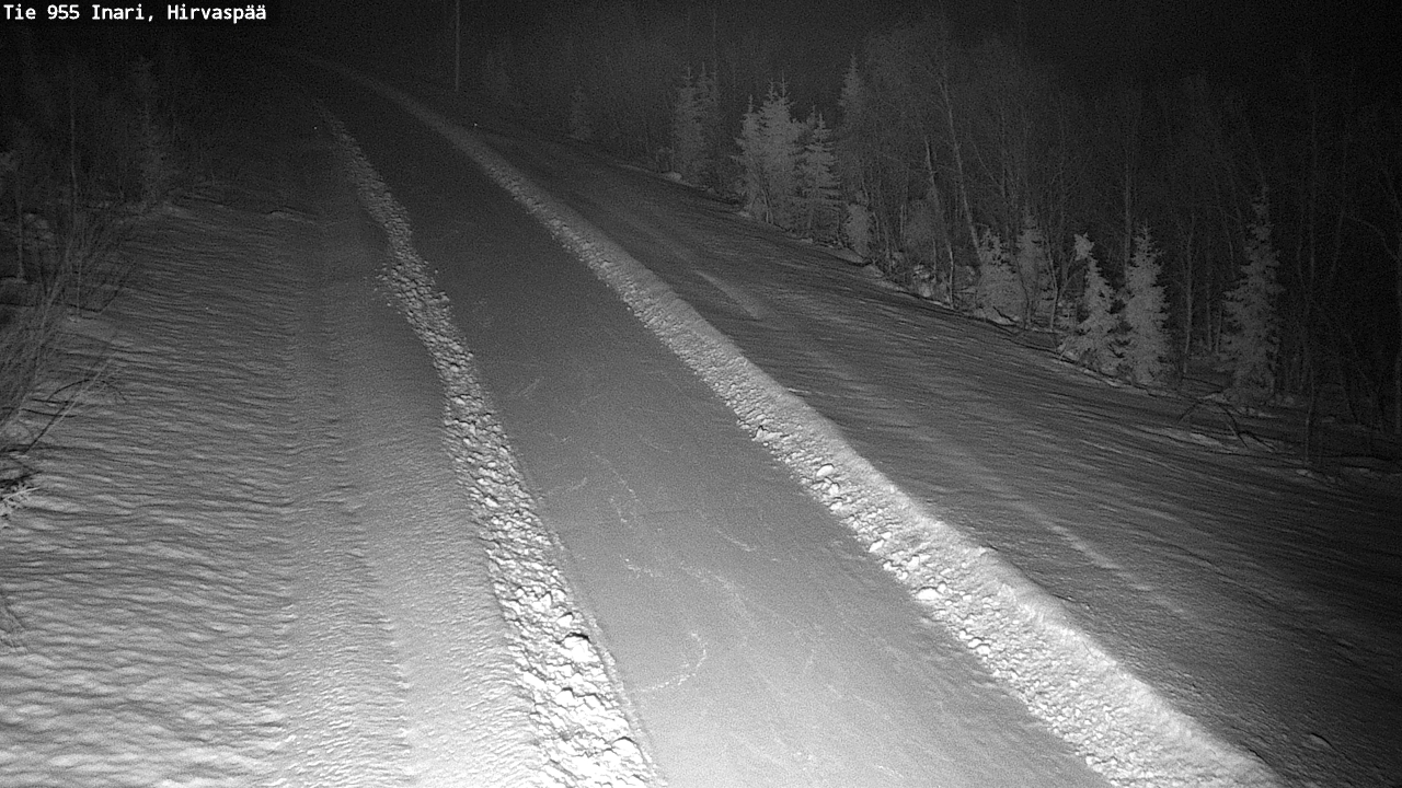 Kelikamerat Kuva Tie 955 Inari, Hirvaspää, Inari, Lappi