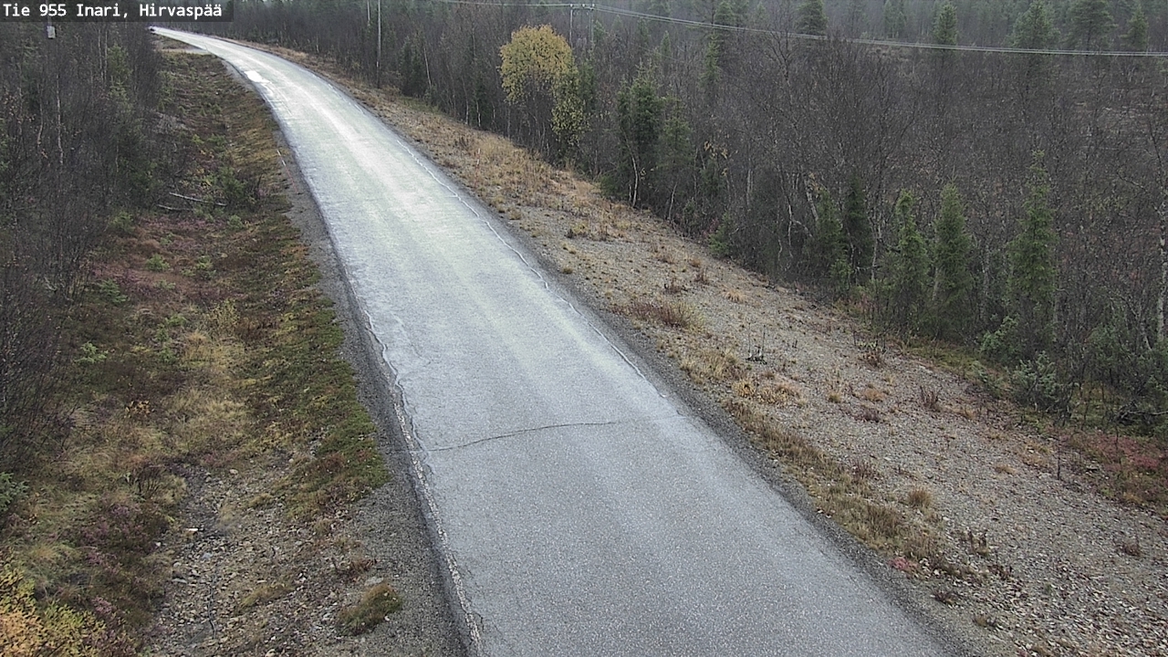 Weather Camera Image Väg 955 Enare, Hirvaspää, Inari, Lappi