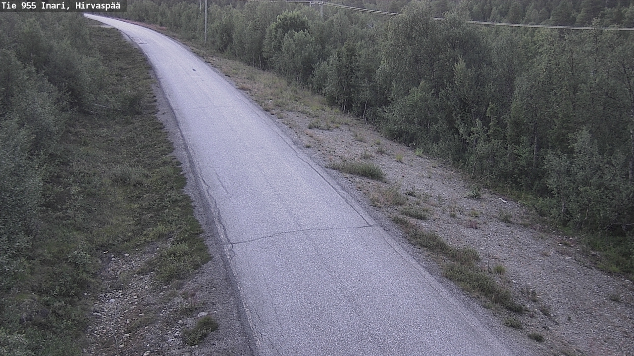 Kelikamerat Kuva Tie 955 Inari, Hirvaspää, Inari, Lappi