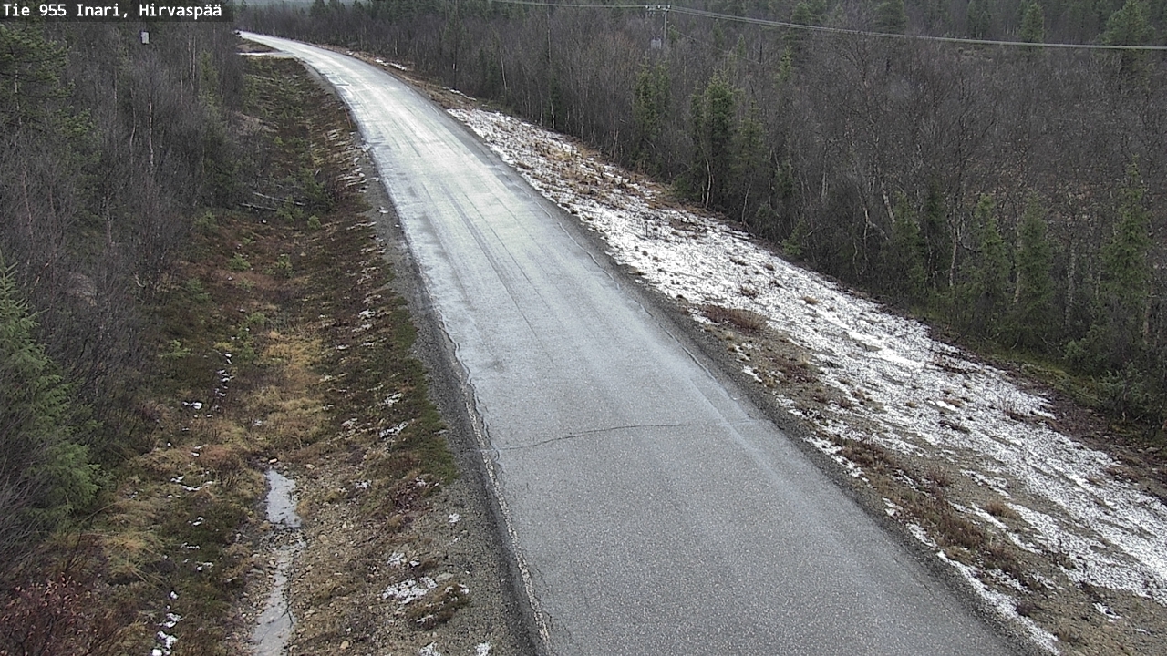 Kelikamerat Kuva Tie 955 Inari, Hirvaspää, Inari, Lappi
