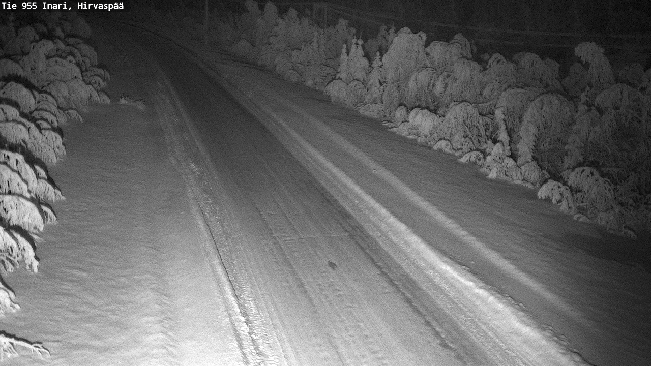 Weather Camera Image Väg 955 Enare, Hirvaspää, Inari, Lappi