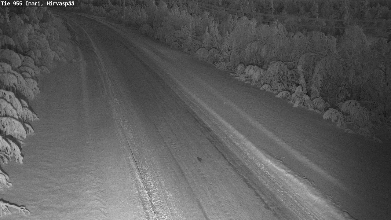 Kelikamerat Kuva Tie 955 Inari, Hirvaspää, Inari, Lappi