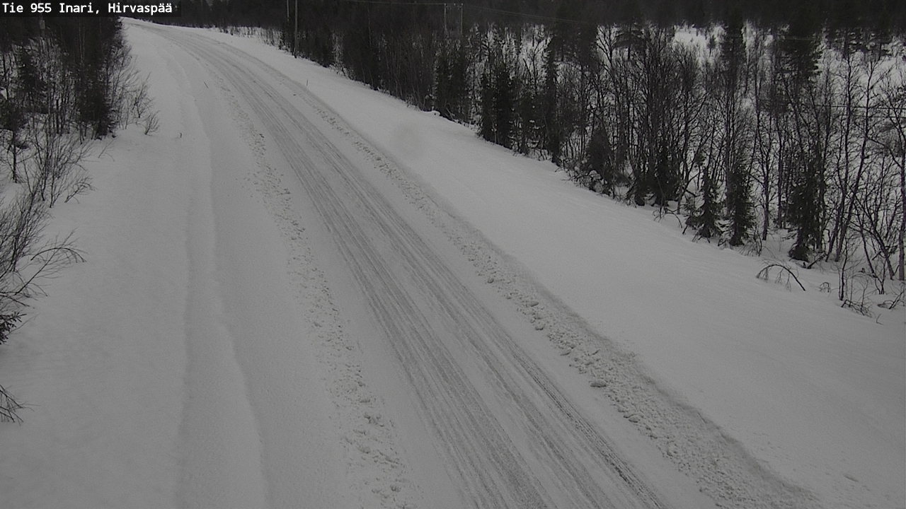 Weather Camera Image Väg 955 Enare, Hirvaspää, Inari, Lappi