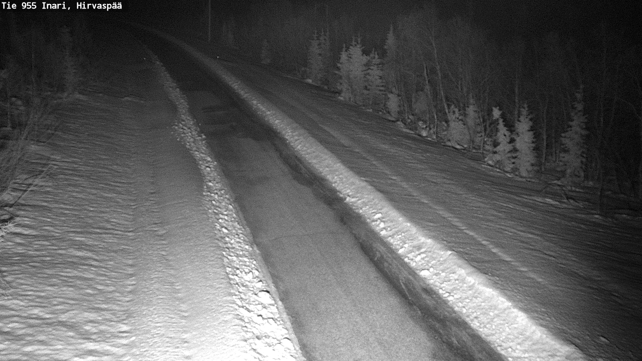 Kelikamerat Kuva Tie 955 Inari, Hirvaspää, Inari, Lappi