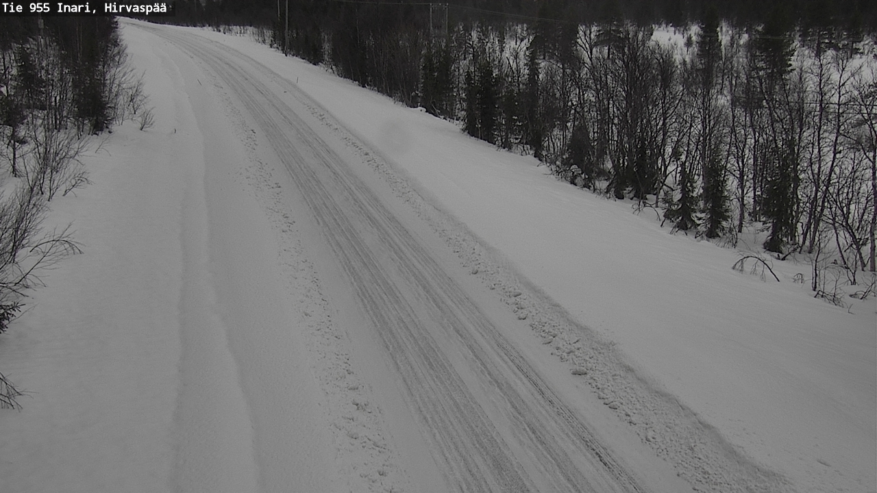 Weather Camera Image Väg 955 Enare, Hirvaspää, Inari, Lappi