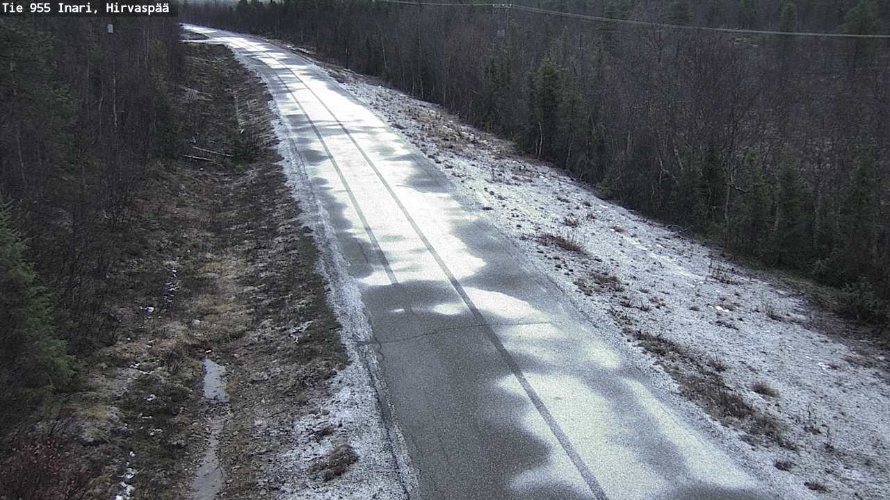 Kelikamerat Kuva Tie 955 Inari, Hirvaspää, Inari, Lappi
