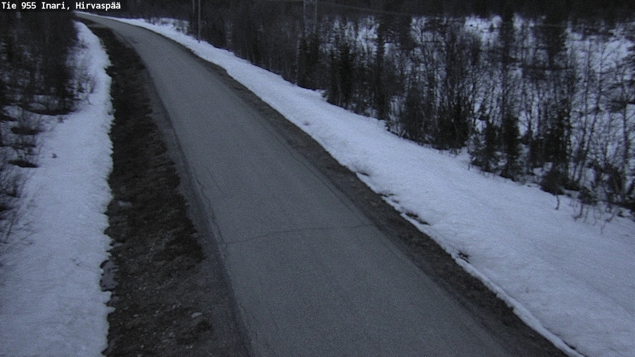 Weather Camera Image Väg 955 Enare, Hirvaspää, Inari, Lappi