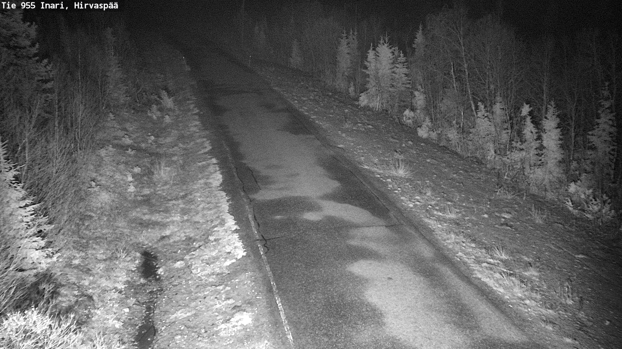 Kelikamerat Kuva Tie 955 Inari, Hirvaspää, Inari, Lappi