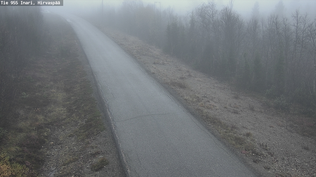 Kelikamerat Kuva Tie 955 Inari, Hirvaspää, Inari, Lappi