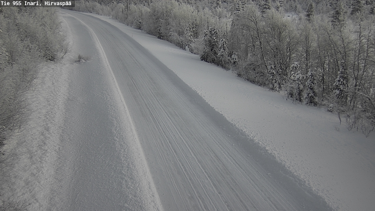 Weather Camera Image Väg 955 Enare, Hirvaspää, Inari, Lappi