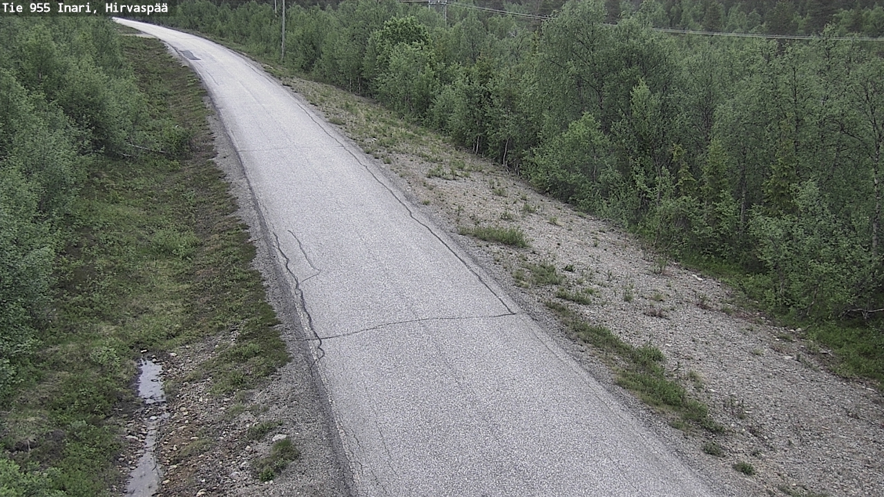 Kelikamerat Kuva Tie 955 Inari, Hirvaspää, Inari, Lappi