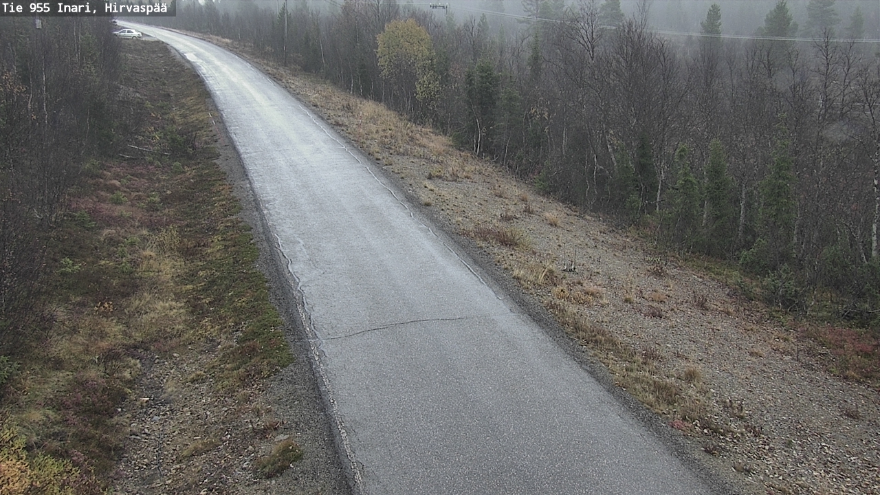 Kelikamerat Kuva Tie 955 Inari, Hirvaspää, Inari, Lappi