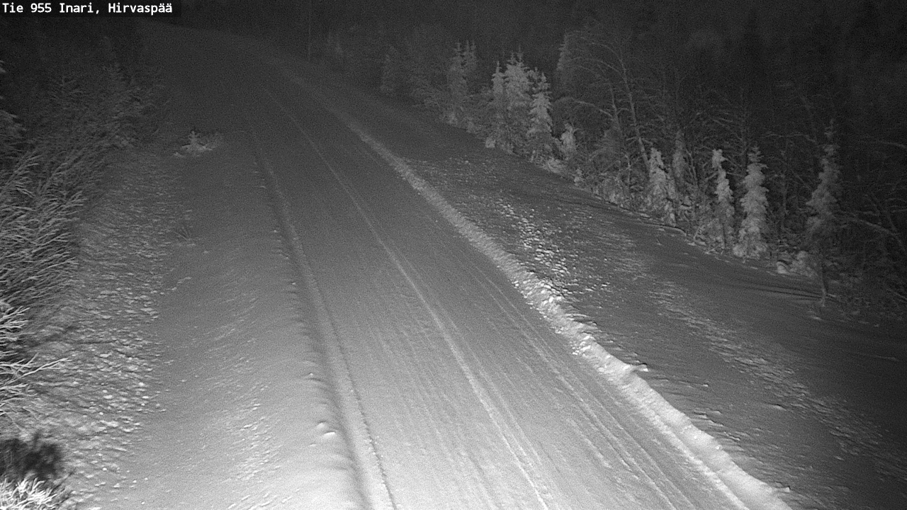 Kelikamerat Kuva Tie 955 Inari, Hirvaspää, Inari, Lappi