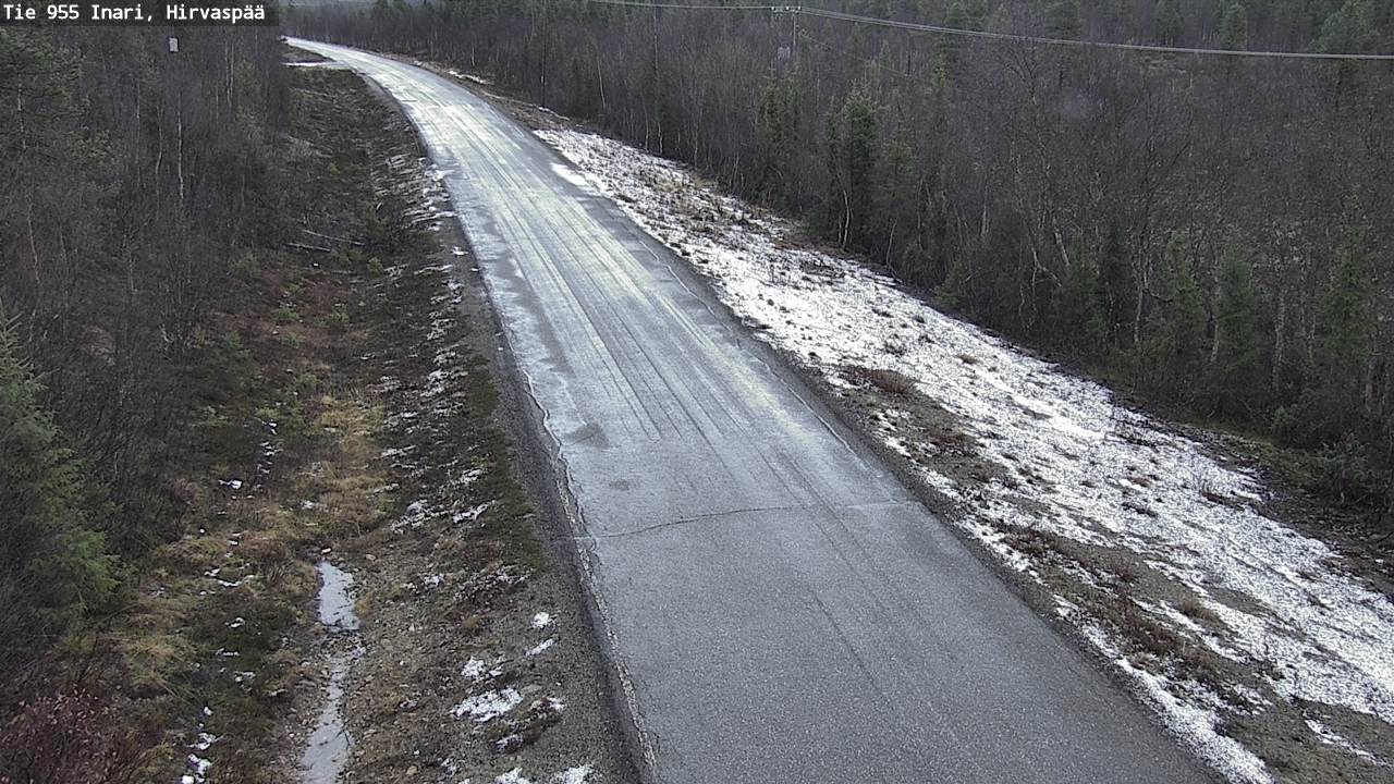 Kelikamerat Kuva Tie 955 Inari, Hirvaspää, Inari, Lappi