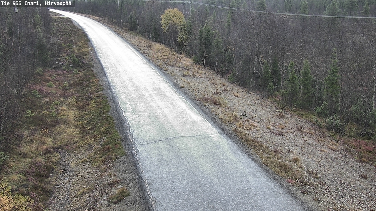 Weather Camera Image Väg 955 Enare, Hirvaspää, Inari, Lappi