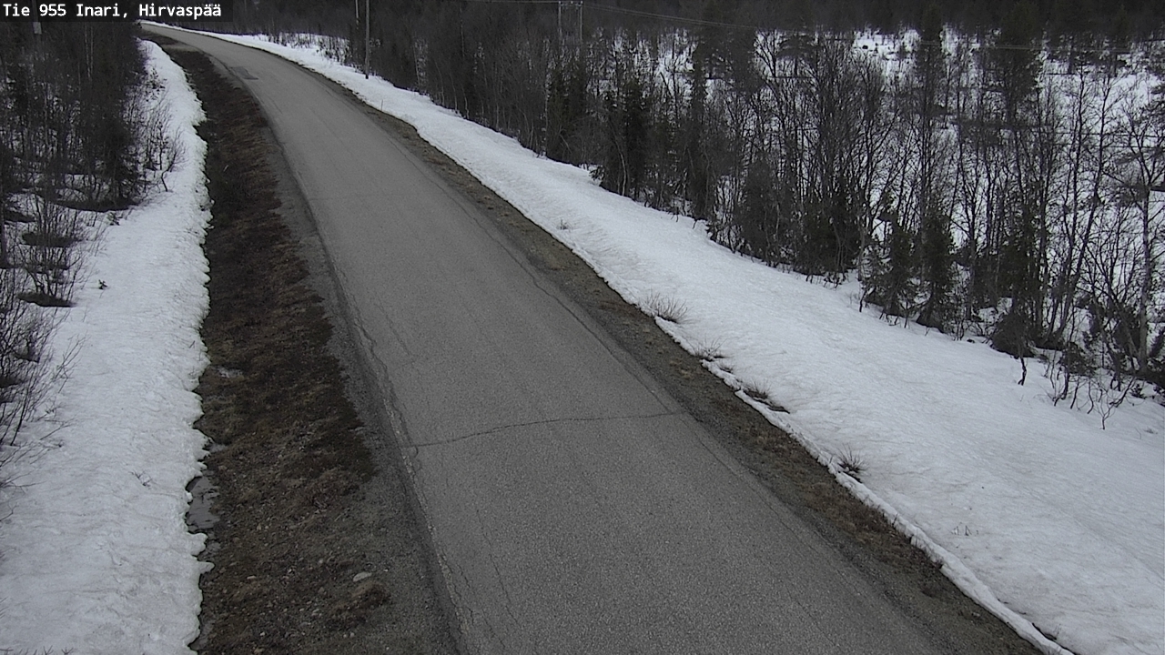 Weather Camera Image Road 955 Inari, Hirvaspää, Inari, Lappi