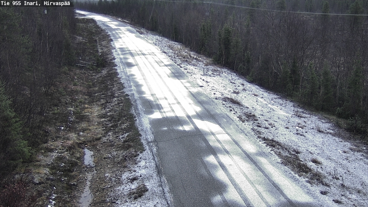 Kelikamerat Kuva Tie 955 Inari, Hirvaspää, Inari, Lappi