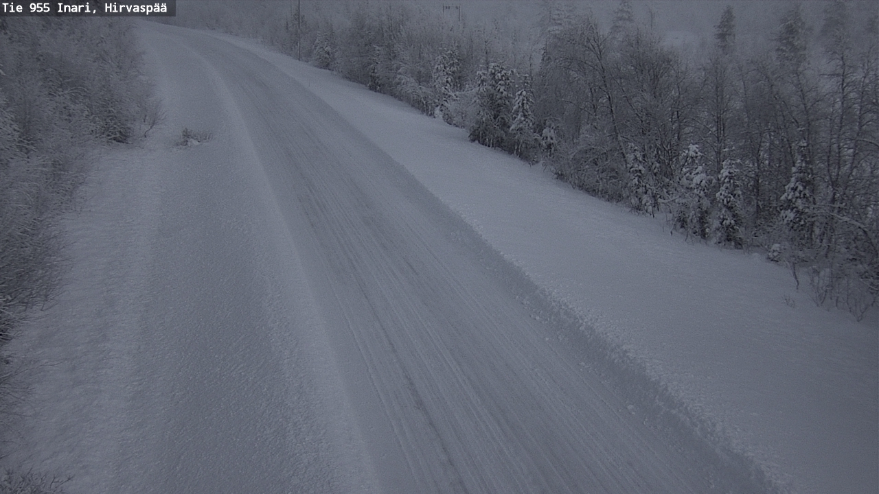 Weather Camera Image Väg 955 Enare, Hirvaspää, Inari, Lappi