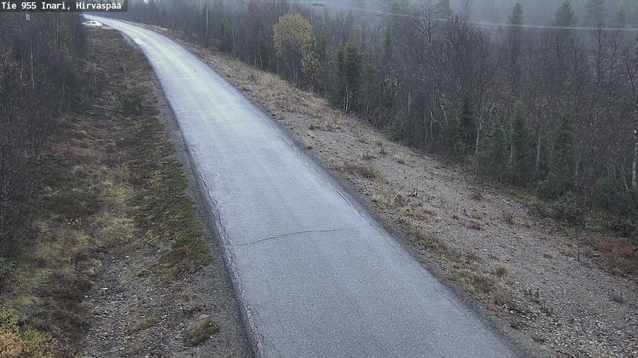 Kelikamerat Kuva Tie 955 Inari, Hirvaspää, Inari, Lappi