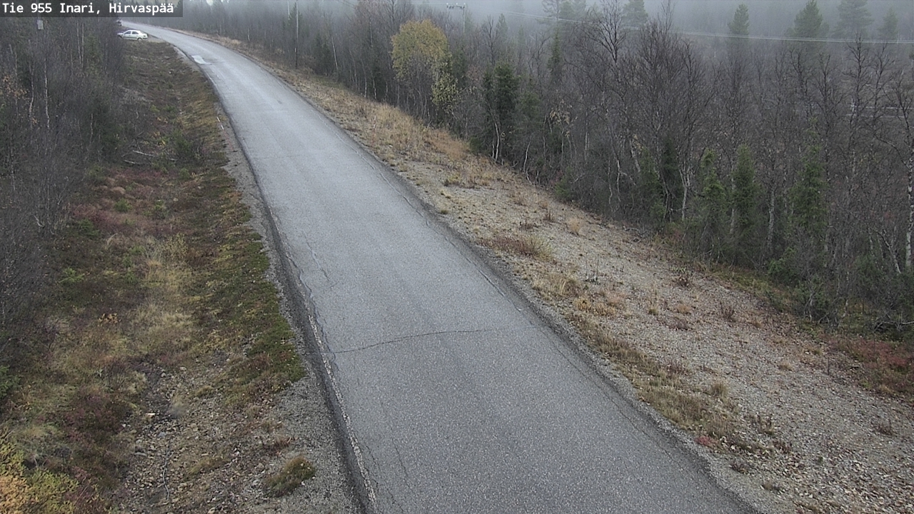Kelikamerat Kuva Tie 955 Inari, Hirvaspää, Inari, Lappi