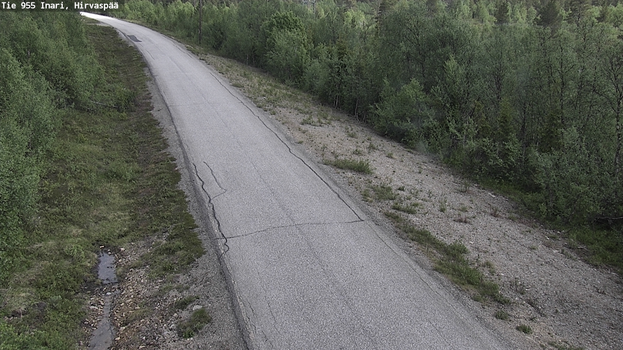 Kelikamerat Kuva Tie 955 Inari, Hirvaspää, Inari, Lappi
