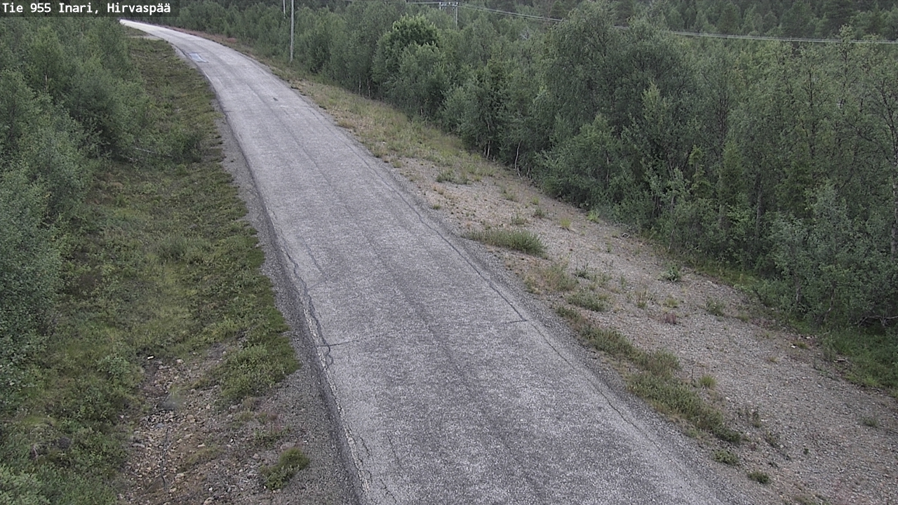 Kelikamerat Kuva Tie 955 Inari, Hirvaspää, Inari, Lappi