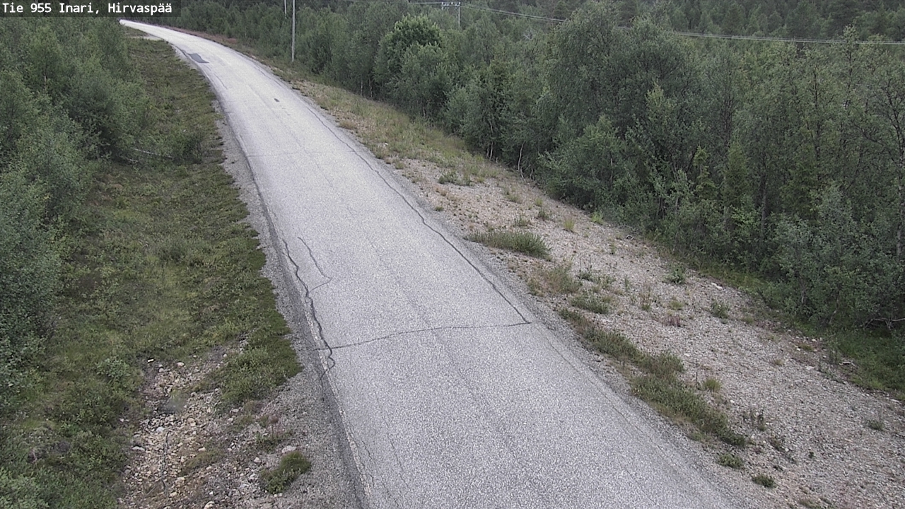 Kelikamerat Kuva Tie 955 Inari, Hirvaspää, Inari, Lappi