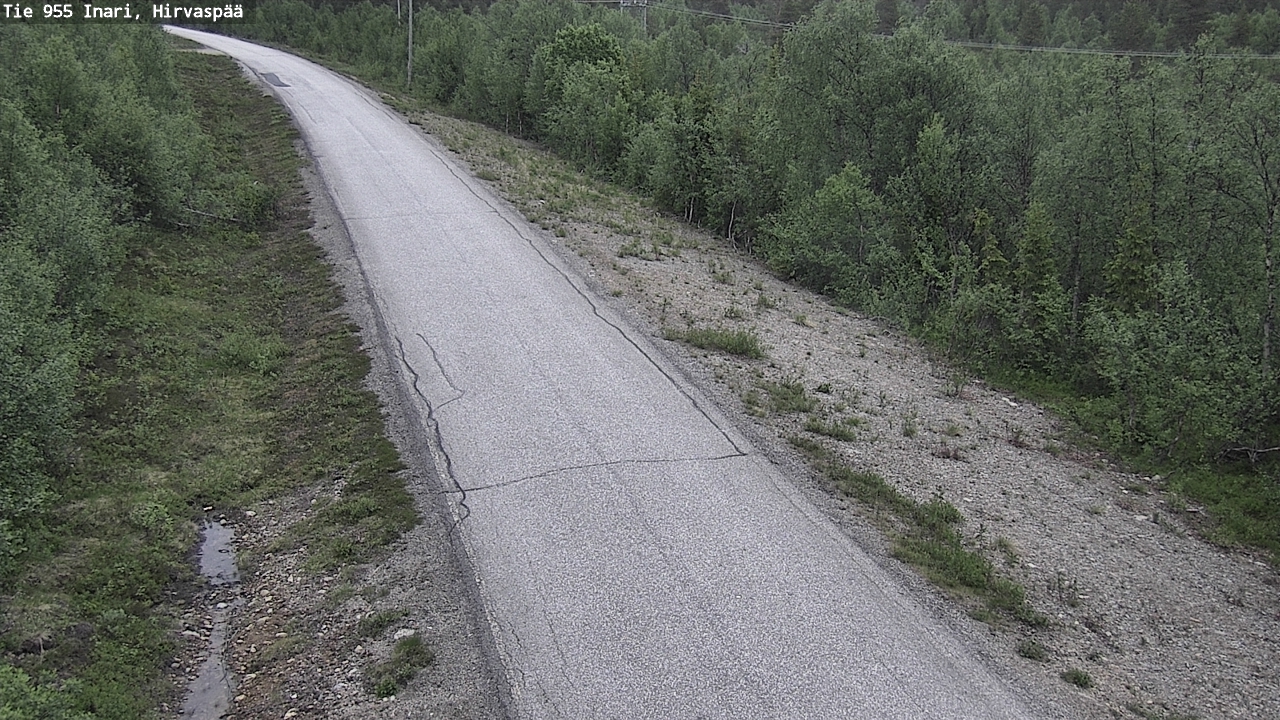Kelikamerat Kuva Tie 955 Inari, Hirvaspää, Inari, Lappi