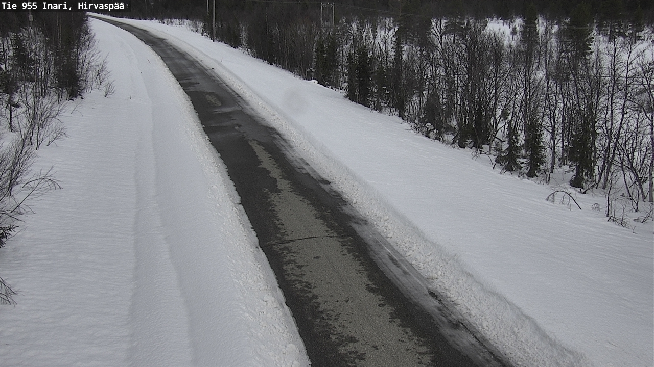 Kelikamerat Kuva Tie 955 Inari, Hirvaspää, Inari, Lappi