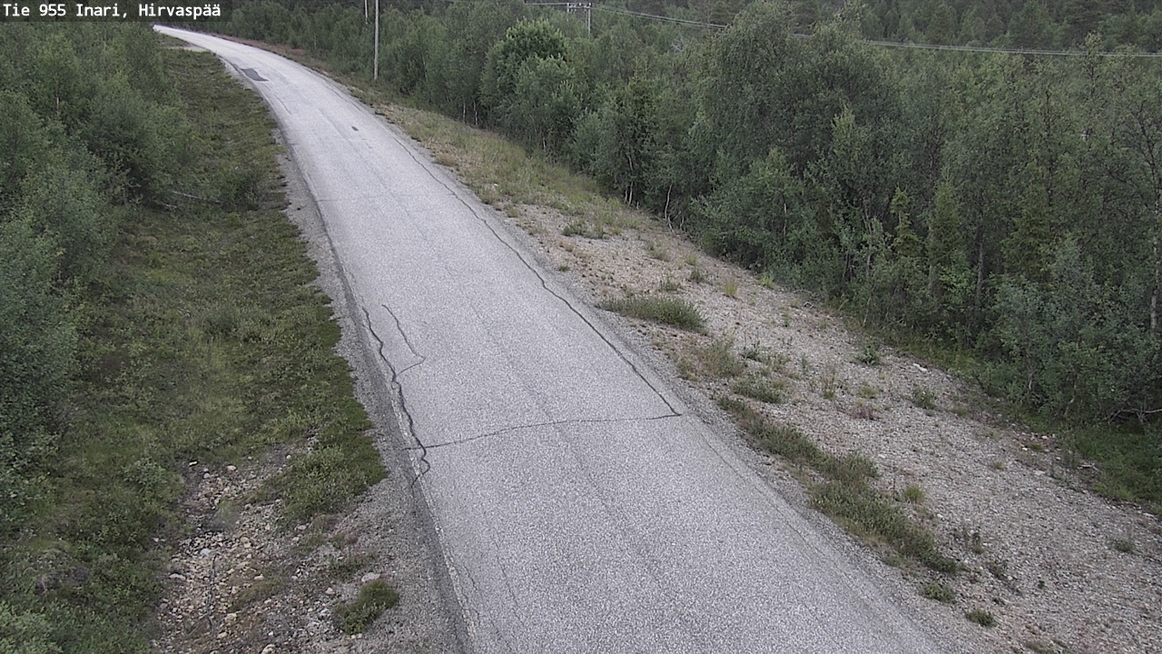 Kelikamerat Kuva Tie 955 Inari, Hirvaspää, Inari, Lappi