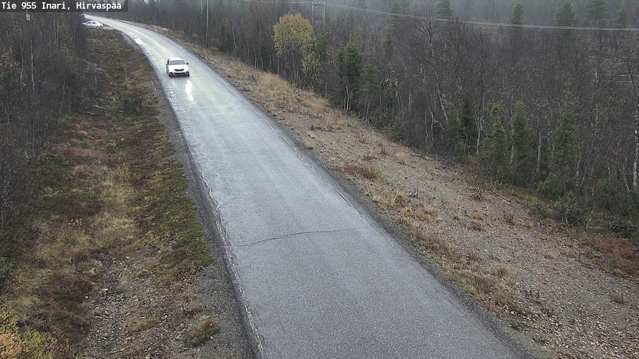 Kelikamerat Kuva Tie 955 Inari, Hirvaspää, Inari, Lappi