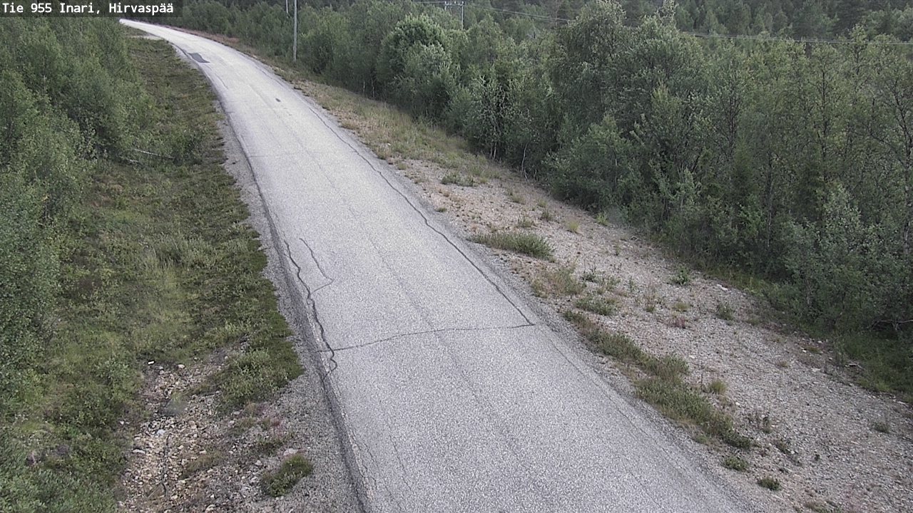 Weather Camera Image Road 955 Inari, Hirvaspää, Inari, Lappi