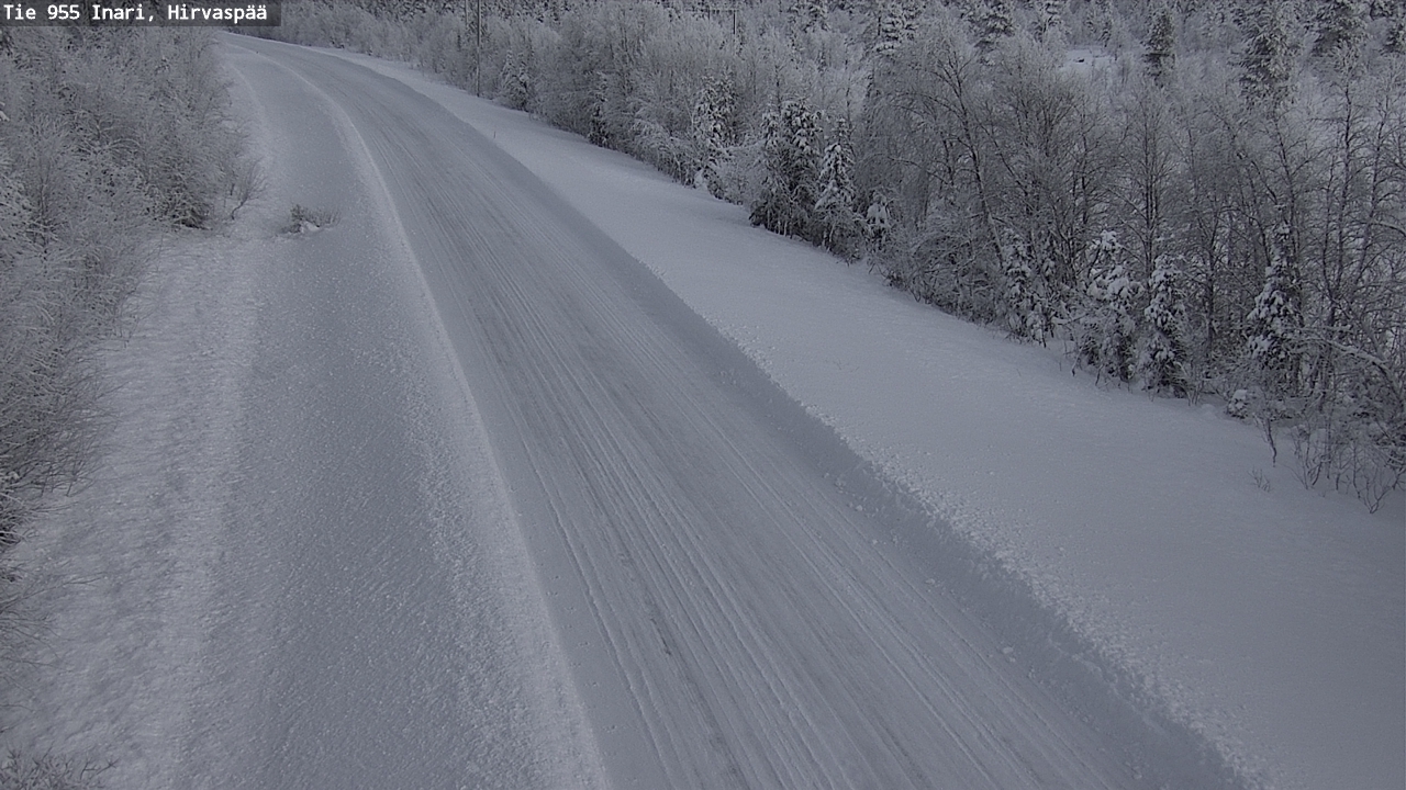 Weather Camera Image Väg 955 Enare, Hirvaspää, Inari, Lappi