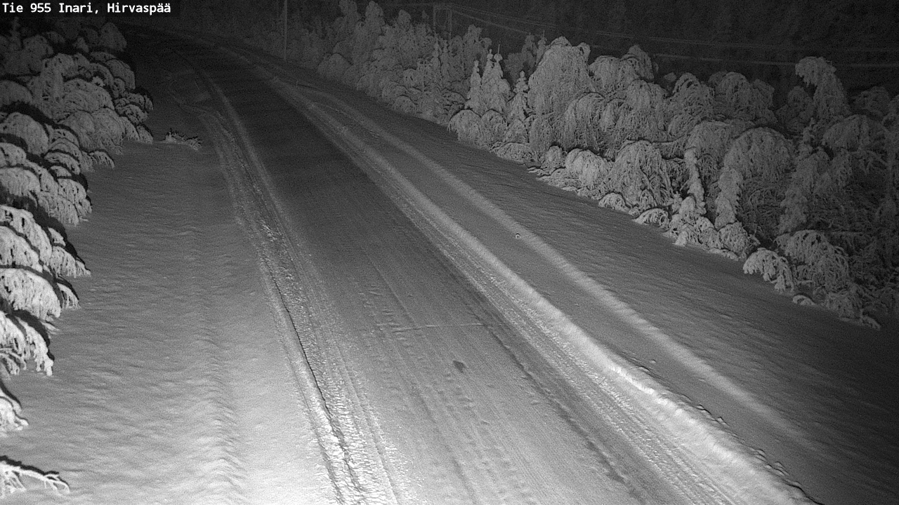 Kelikamerat Kuva Tie 955 Inari, Hirvaspää, Inari, Lappi