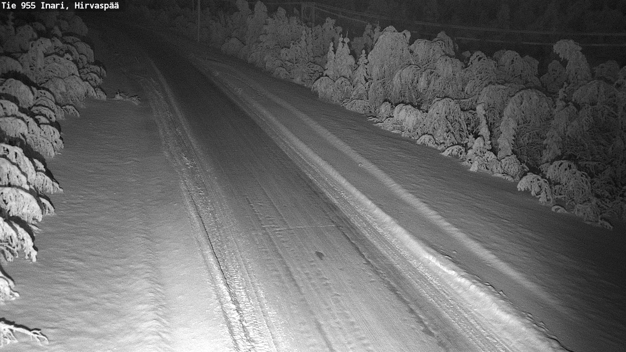 Kelikamerat Kuva Tie 955 Inari, Hirvaspää, Inari, Lappi