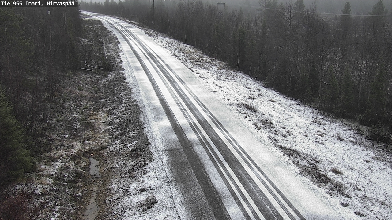 Kelikamerat Kuva Tie 955 Inari, Hirvaspää, Inari, Lappi