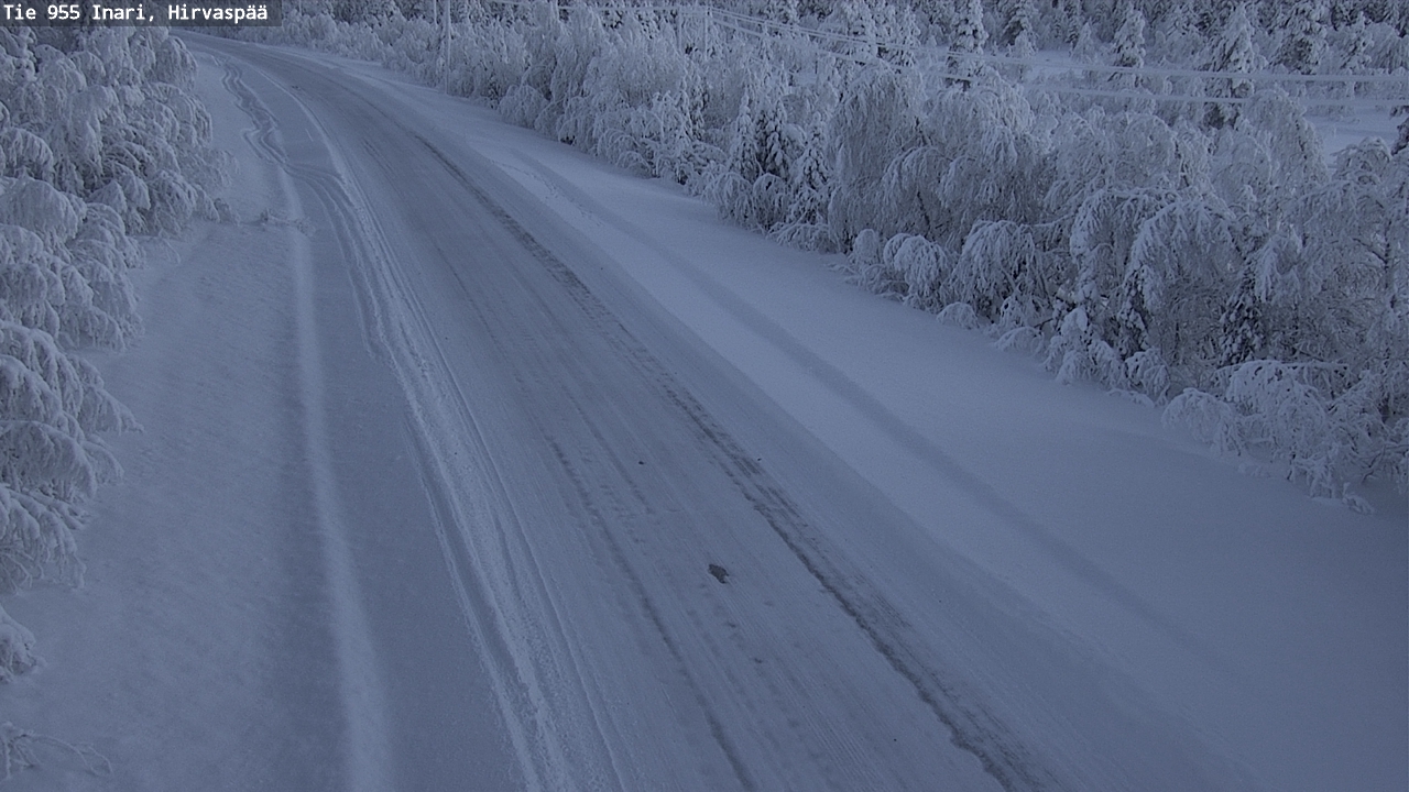Weather Camera Image Väg 955 Enare, Hirvaspää, Inari, Lappi