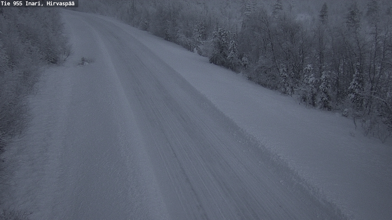 Weather Camera Image Väg 955 Enare, Hirvaspää, Inari, Lappi