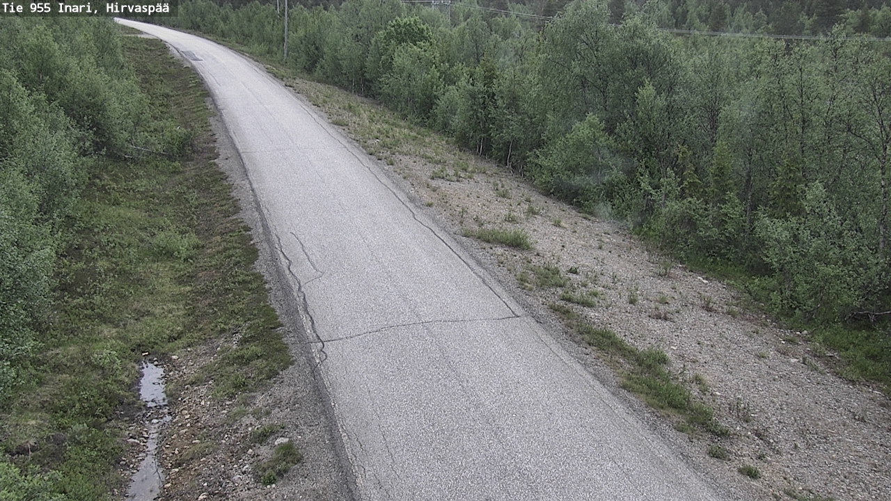 Kelikamerat Kuva Tie 955 Inari, Hirvaspää, Inari, Lappi
