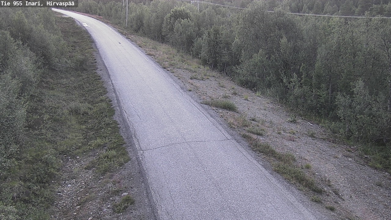 Kelikamerat Kuva Tie 955 Inari, Hirvaspää, Inari, Lappi