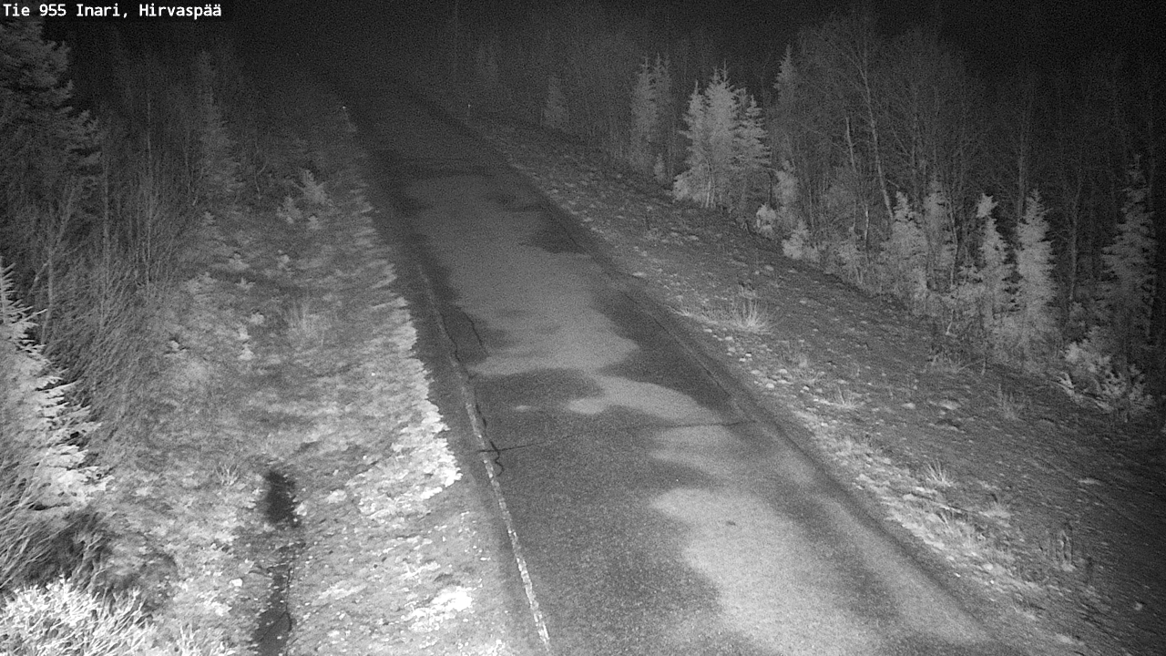 Kelikamerat Kuva Tie 955 Inari, Hirvaspää, Inari, Lappi