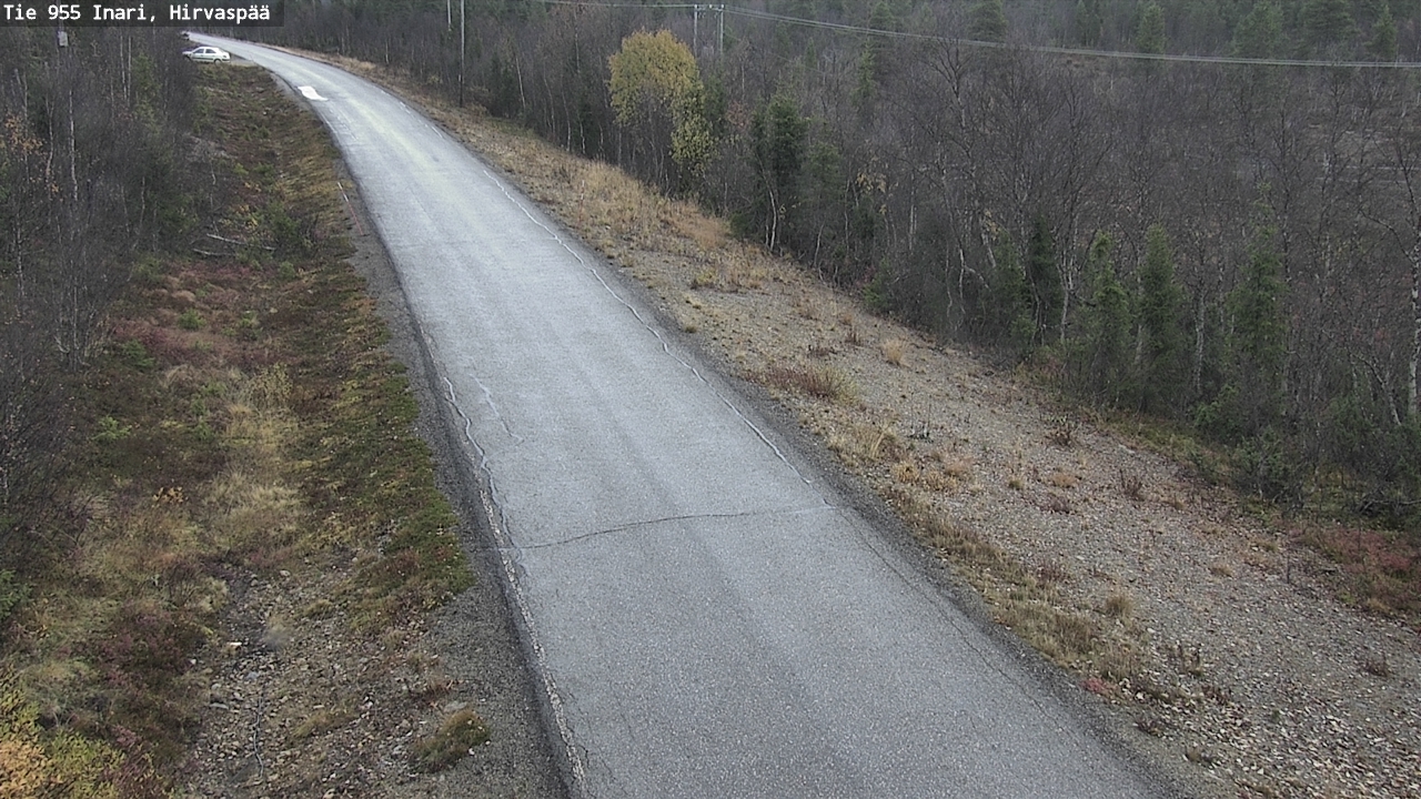 Kelikamerat Kuva Tie 955 Inari, Hirvaspää, Inari, Lappi