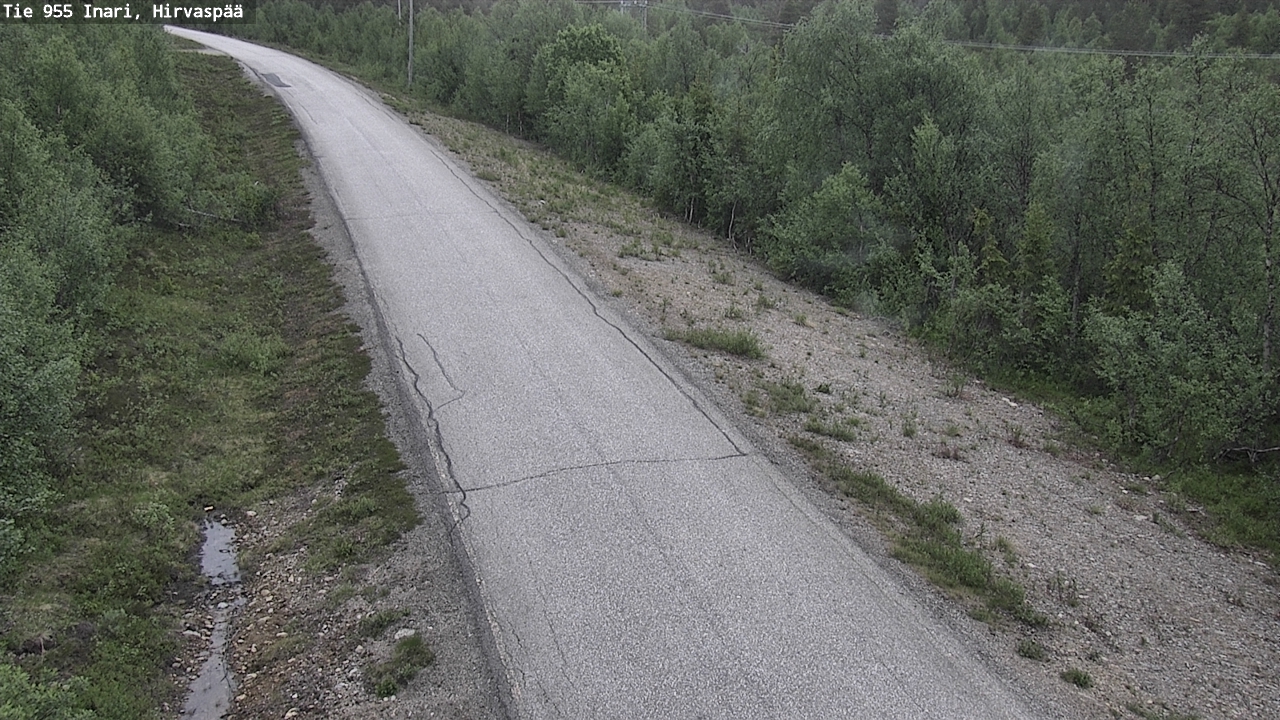 Kelikamerat Kuva Tie 955 Inari, Hirvaspää, Inari, Lappi