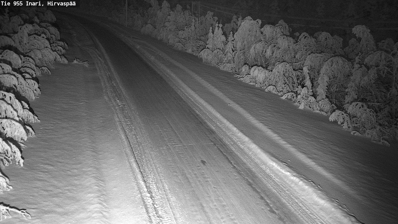 Kelikamerat Kuva Tie 955 Inari, Hirvaspää, Inari, Lappi