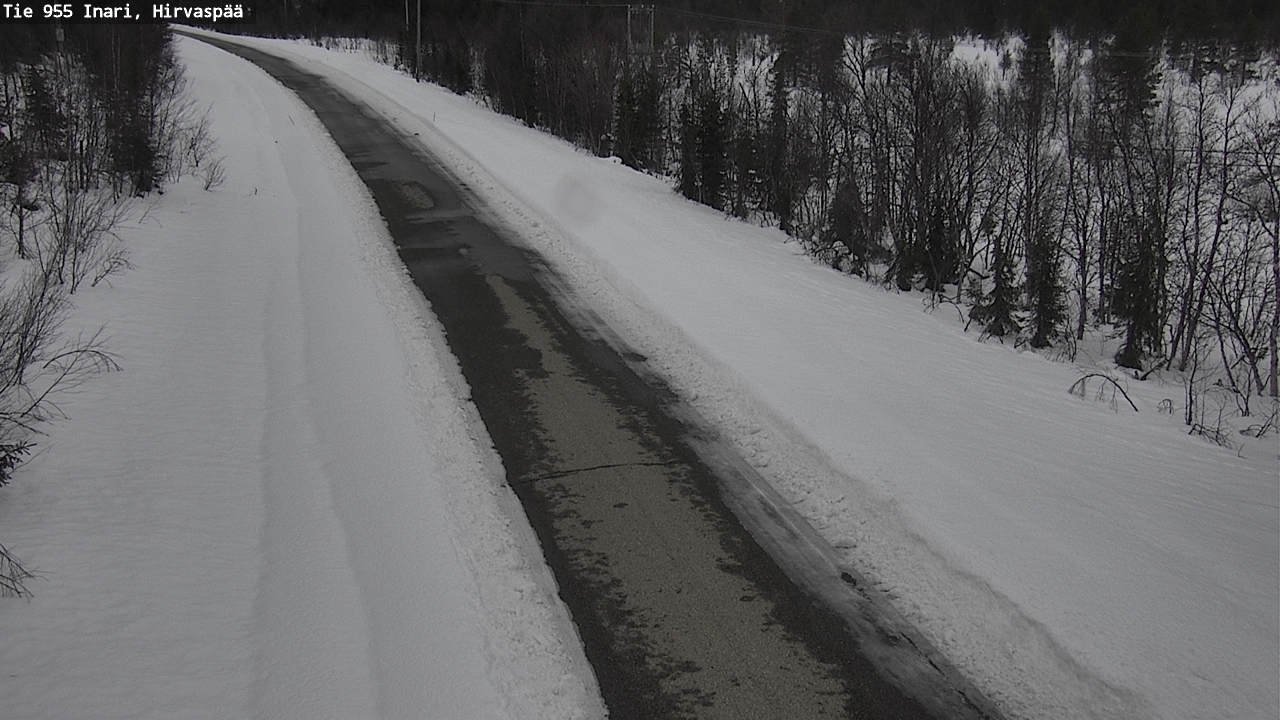 Kelikamerat Kuva Tie 955 Inari, Hirvaspää, Inari, Lappi