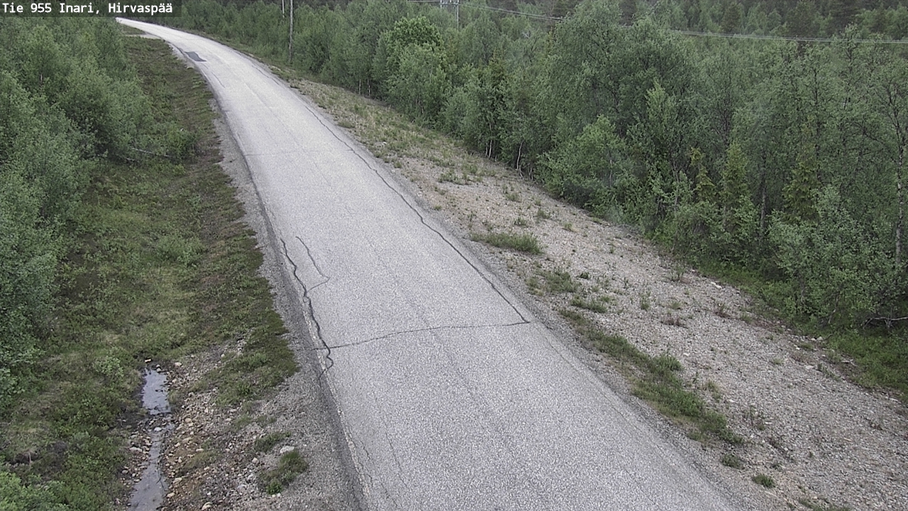 Kelikamerat Kuva Tie 955 Inari, Hirvaspää, Inari, Lappi