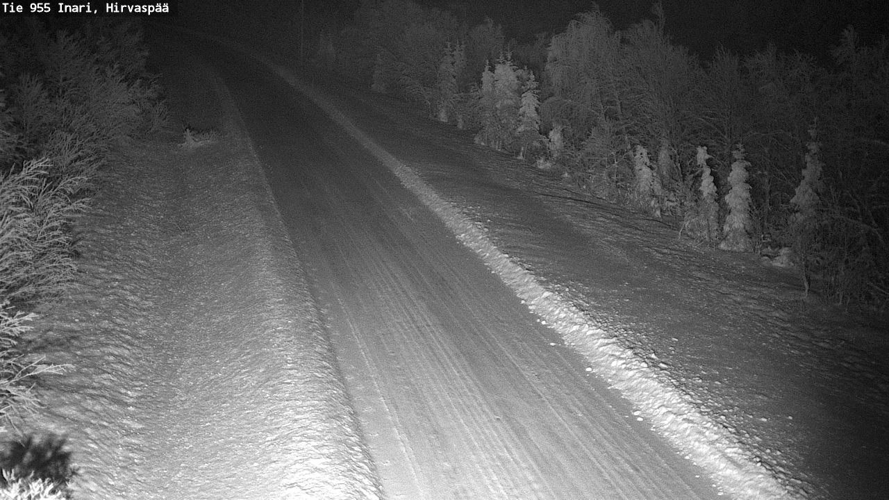 Weather Camera Image Väg 955 Enare, Hirvaspää, Inari, Lappi