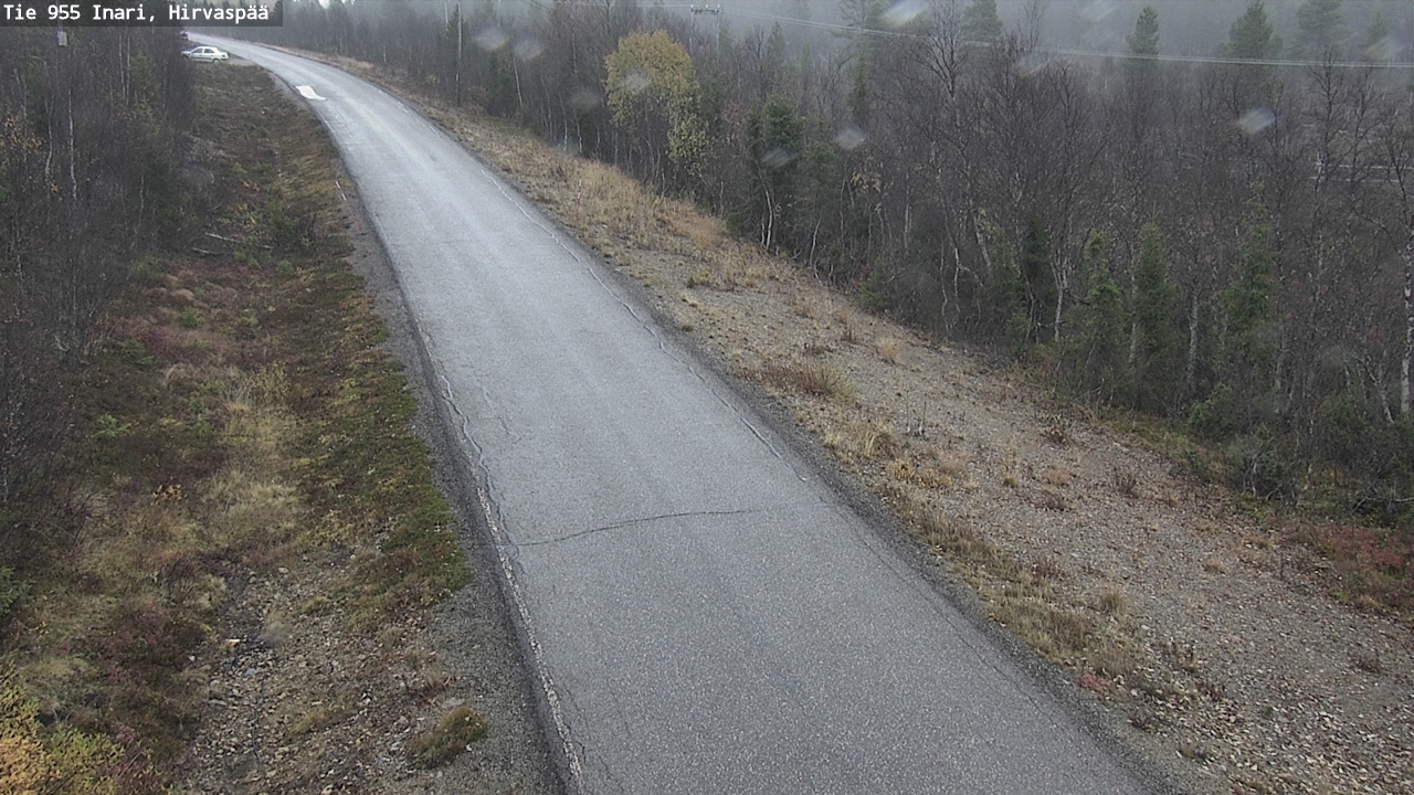 Kelikamerat Kuva Tie 955 Inari, Hirvaspää, Inari, Lappi
