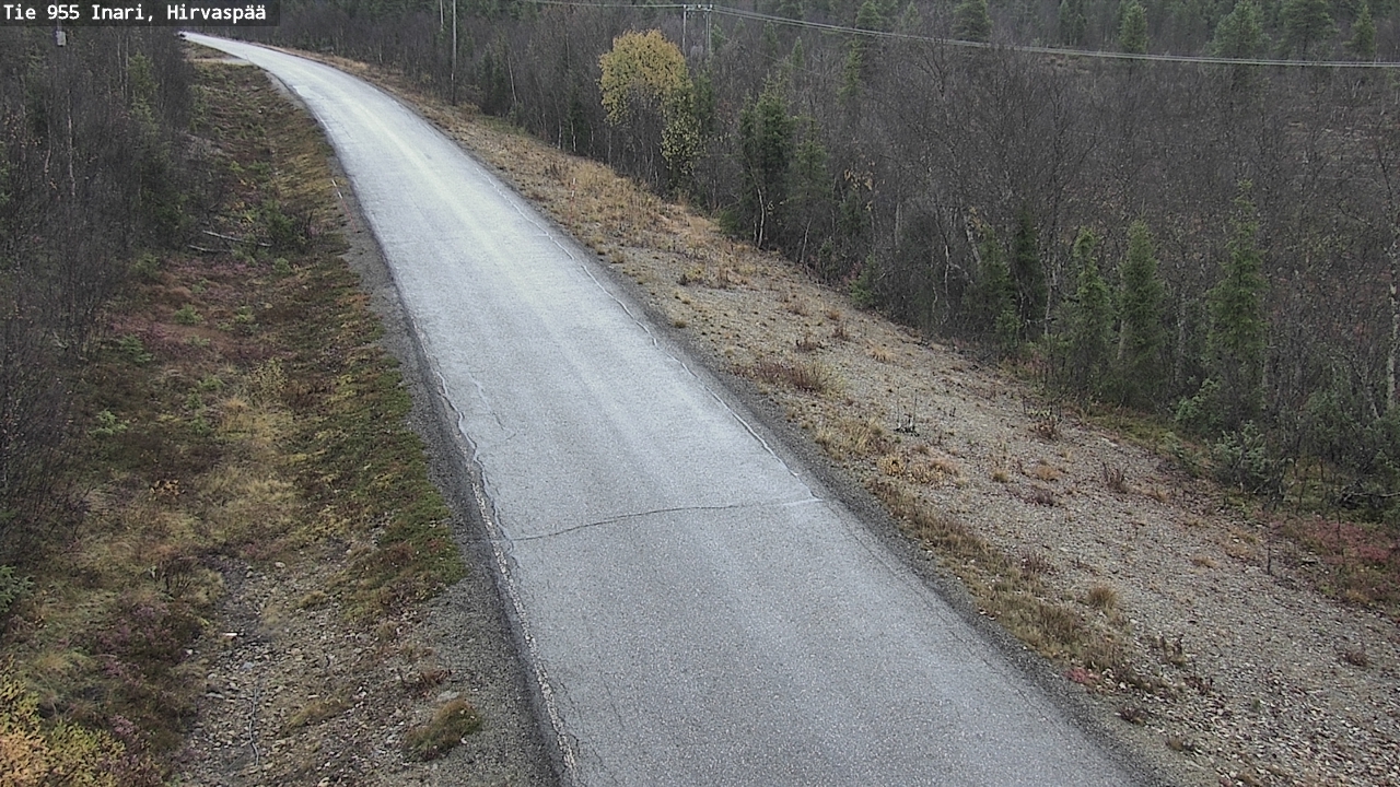 Weather Camera Image Väg 955 Enare, Hirvaspää, Inari, Lappi