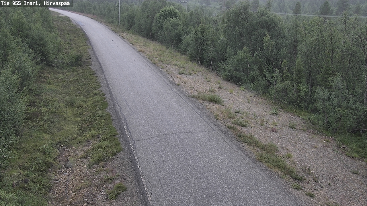 Kelikamerat Kuva Tie 955 Inari, Hirvaspää, Inari, Lappi